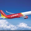 Tàu bay Airbus A321XLR của hãng hàng không Vietjet. (Ảnh: CTV/Vietnam+)