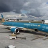 Máy bay Boeing 787-9 Dreamliner của Vietnam Airlines. (Ảnh: Đỗ Sinh/TTXVN)