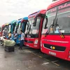Các doanh nghiệp vận tải khách hứng chịu thiệt hại nặng nề do dịch COVID-19. (Ảnh: Việt Hùng/Vietnam+)