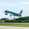 Vietnam Airlines khôi phục lại hoàn toàn số chuyến bay nội địa, chờ mở bay quốc tế sau dịch COVID-19 (Ảnh: CTV/Vietnam+)