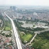 Dự án cầu cạn Mai Dịch-Nam Thăng Long đang được gấp rút hoàn thành kịp theo tiến độ vào tháng 9/2020. (Nguồn: Vietnam+)