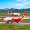 Vietjet bán vé máy bay khuyến mại trong dịp Tết Nguyên đán Tân Sửu 2021. (Ảnh: T.T)