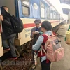 Đường sắt đã bắt đầu mở bán vé tàu Tết Nguyên đán Tân Sửu 2021. (Ảnh: Vietnam+)