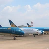 Vietnam Airlines đang chiếm 51,7% thị phần vận chuyển hành khách nội địa. (Ảnh: CTV/Vietnam+)