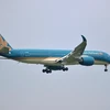 Vietnam Airlines sẽ điều chỉnh khai thác các chuyến bay tới khu vực Trung Bộ do ảnh hưởng của bão số 9. (Ảnh: CTV/Vietnam+)