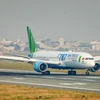 Bamboo Airways sẽ được phép thực hiện các chuyến bay thẳng tới Mỹ bằng máy bay thân rộng Boeing 787-9 Dreamliner. (Ảnh: CTV/Vietnam+)