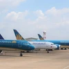 Các hãng hàng không đã lên kế hoạch tăng cường các chuyến bay trong dịp Tết Nguyên đán Tân Sửu 2021. (Ảnh: CTV/Vietnam+)