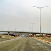 Nút giao Vành đai 3 với cao tốc Hà Nội-Hải Phòng dự kiến thông xe vào đầu năm 2021. (Ảnh: Minh Hiếu/Vietnam+)