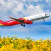 Máy bay của hãng hàng không Vietjet Air. (Ảnh: CTV/Vietnam+)