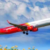 Vietjet bảo trợ vận chuyển hàng không cho cuộc thi Miss World Vietnam 2021. (Ảnh: CTV/Vietnam+)