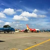 Máy bay của các hãng hàng không tại một sân bay. (Ảnh: Việt Hùng/Vietnam+)