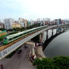 Dự án đường sắt đô thị Cát Linh-Hà Đông sắp được đưa vào khai thác và vận hành thương mại. (Ảnh: Huy Hùng/TTXVN)