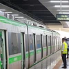 Hà Nội Metro kiến nghị đầu tư lắp tường chắn ke ga đường sắt Cát Linh-Hà Đông. (Ảnh: Minh Sơn/Vietnam+)