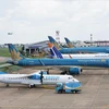  Vietnam Airlines Group đã mở bán vé máy bay Tết Nguyên đán Nhâm Dần 2022. (Ảnh: CTV/Vietnam+)