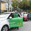 Ứng dụng gọi xe GoCar Protect đã chính thức vận hành tại Hà Nội. (Ảnh: CTV/Vietnam+)