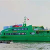 Tàu cao tốc Mai Linh Express khởi hành từ Cần Thơ đi Côn Đảo. (Ảnh: TTXVN phát)