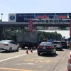 Tuyến đường cao tốc Nội Bài-Lào Cai đã chính thức được khai trương dịch vụ thu phí tự động không dừng. (Ảnh: Việt Hùng/Vietnam+)
