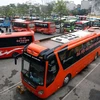 Các bến xe tại Hà Nội đã lên kế hoạch tổ chức phục vụ vận tải hành khách trong dịp lễ Quốc khánh 2/9 tới đây. (Ảnh: Việt Hùng/Vietnam+)