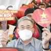 Trong ngày Quốc khánh 2/9, Vietjet đặc biệt gửi tới hàng triệu khách hàng của mình thông điệp đầy tự hào “Tôi yêu Việt Nam” và chào đón tất cả mọi người bay cùng Vietjet đến với Việt Nam tươi đẹp, hiếu khách. (Ảnh: CTV/Vietnam+)
