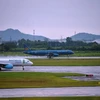 Nhiều cảng hàng không ở khu vực miền Trung và Tây Nguyên đã được mở cửa khai thác trở lại sau bão Noru. (Ảnh: CTV/Vietnam+)