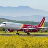 Hãng hàng không Vietjet hiện đang khai thác 12 đường bay thẳng từ Việt Nam đến Hàn Quốc. (Ảnh: CTV/Vietnam+)