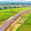 Dự án Cao tốc Nghi Sơn-Diễn Châu sắp được thông xe vào dịp Quốc khánh 2/9. (Ảnh: PV/Vietnam+)
