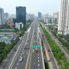 Cầu cạn đường Vành đai 3 của thành phố Hà Nội. (Ảnh: Văn Hào/Vietnam+)