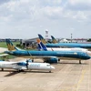 Vietnam Airlines Group cung ứng gần 400.000 chỗ trên các đường bay nội địa trong dịp nghỉ lễ Quốc khánh 2/9. (Ảnh: PV/Vietnam+)