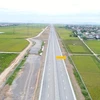 Dự án Cao tốc Bắc-Nam đoạn Nghi Sơn-Diễn Châu đã cơ bản hoàn thành và thông xe tạm thời từ ngày 1/9. (Ảnh: PV/Vietnam+) 