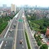 Một tuyến đường vành đai của Hà Nội góp phần giảm ùn tắc giao thông trong nội đô. (Ảnh: Văn Hào/Vietnam+)