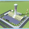 Phối cảnh Đài kiểm soát không lưu mới tại Cảng hàng không Điện Biên. (Nguồn ảnh: VATM)
