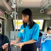 Hà Nội sẽ triển khai thẻ vé xe buýt điện tử liên thông từ ngày 15/11 tới đây. (Ảnh: Việt Hùng/Vietnam+)