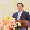 Thủ tướng Chính phủ Phạm Minh Chính phát biểu chỉ đạo tại Hội nghị tổng kết năm 2023, triển khai nhiệm vụ năm 2024 của Bộ Giao thông Vận tải vào sáng 28/12. (Ảnh: Việt Hùng/Vietnam+)
