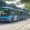 Hà Nội đã lên lộ trình và sẽ hiện thực hóa việc chuyển đổi xe buýt sang sử dụng năng lượng Xanh. (Ảnh: Việt Hùng/Vietnam+)