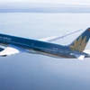 Máy bay thân rộng hiện đại Boeing 787 của Vietnam Airlines có khả năng chuyên chở lên tới hơn 300 hành khách mỗi chuyến. (Ảnh: PV/Vietnam+)