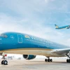 Vietnam Airlines đạt kết quả kinh doanh khả quan sáu tháng đầu năm. (Ảnh: PV/Vietnam+)