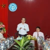 Phó Thủ tướng Nguyễn Thiện Nhân phát biểu tại buổi làm việc. (Ảnh: Nguyễn Dân/TTXVN)