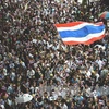Biểu tình phản đối dự luật ân xá tại Thái Lan. (Nguồn: AFP/TTXVN)