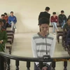 Bị cáo Tuấn tại phiên xét xử. (Ảnh: Thanh Thương/ Vietnam+)