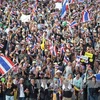 Biểu tình phản đối Chính phủ tại Bangkok ngày 25/11. (Nguồn: AFP/TTXVN)