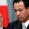 Bộ trưởng Chính sách Kinh tế và Tài chính Nhật Bản Akira Amari. (Nguồn: Blooberg) 