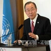 Tổng Thư ký Liên hợp quốc Ban Ki-moon tại Sochi. (Nguồn: AFP/TTXVN)