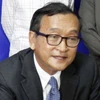 Chủ tịch Đảng Cứu nguy Dân tộc Campuchia (CNRP) Sam Rainsy. (Nguồn: AFP/TTXVN)