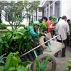 Chuyển giao cây xoài giống cho các hộ nông dân. (Nguồn: angiang.gov.vn)