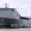Tàu chiến đặc chủng MV Cape Ray của Mỹ sẽ tiếp nhận số vũ khí hóa học cần tiêu hủy của Syria. (Nguồn: AFP/TTXVN)