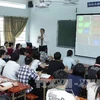 Giờ học của sinh viên khoa Kế toán-Kiểm toán Trường Đại học Lạc Hồng, Đồng Nai. (Ảnh: Minh Quyết/TTXVN)