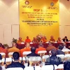 Trung ương Giáo hội Phật giáo Việt Nam tổ chức họp báo về Đại Lễ Phật đản Liên hợp quốc Vesak 2014. (Ảnh: Nguyễn Dân/TTXVN)