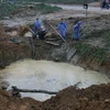 Hà Nội: Tuyến đường ống nước Sông Đà tiếp tục bị vỡ lần thứ 7