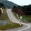 Một đoạn đường cao tốc thuộc địa phận tỉnh Yên Bái. (Ảnh: Huy Hùng/TTXVN)