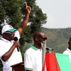 Tổng thống Burundi Pierre Nkurunziza phát biểu trong chiến dịch vận động tranh cử tại Bujumbura. (Nguồn: AFP/TTXVN)